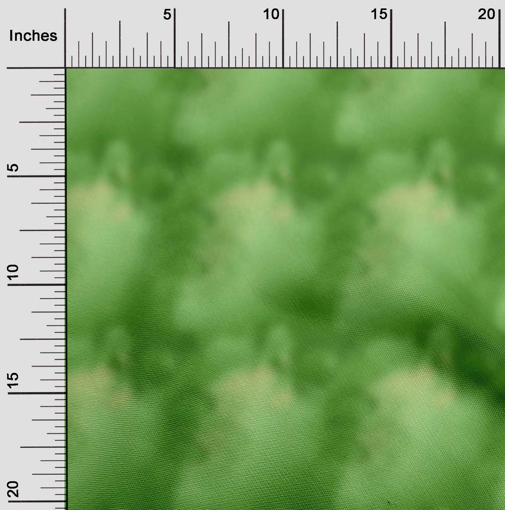 oneOone Cotton Flex Green Fabric Tie Dye Sewing Craft Projects Fabric Prints By Yard 40 Inch