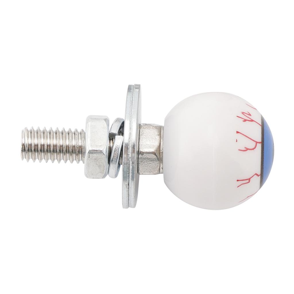 4x Custom Eyeball License Plate Bolt Screw Plastic Motorcycle Chopper Trike