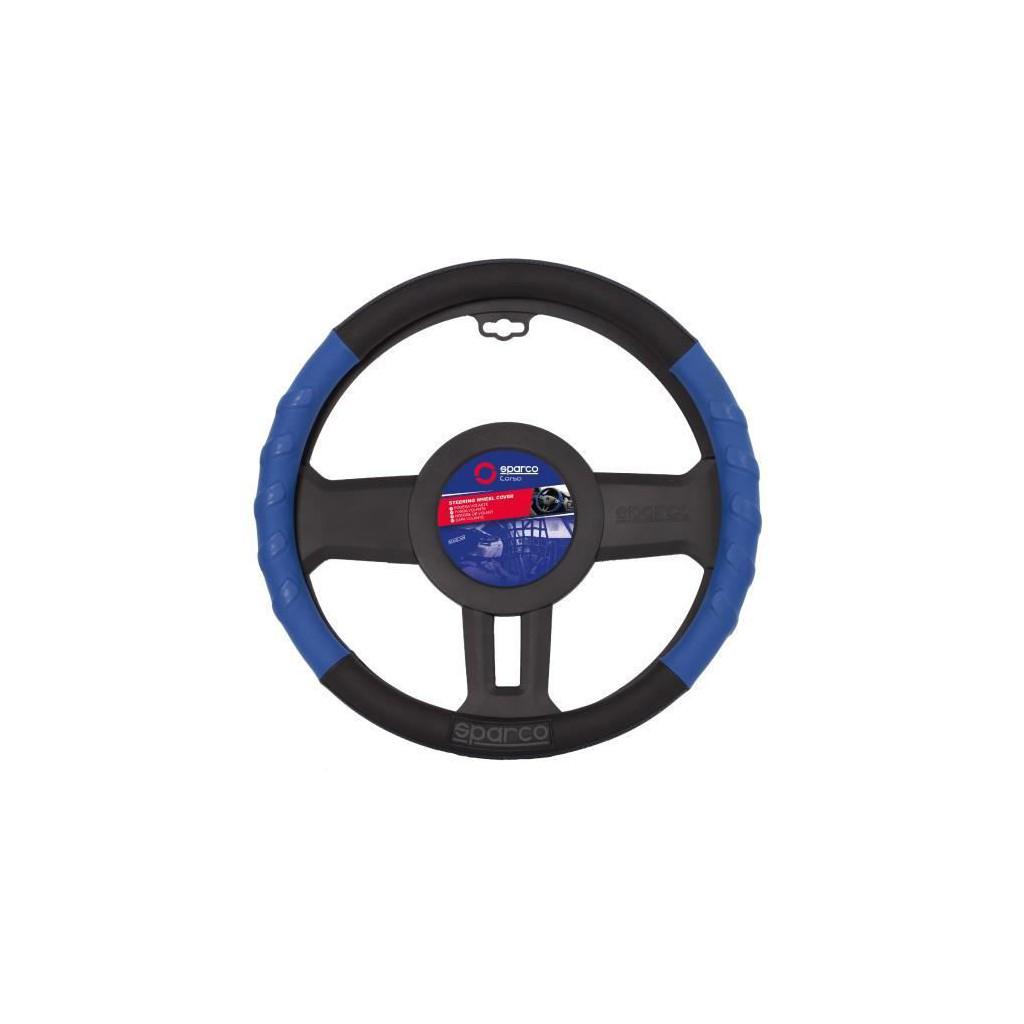 Buy SPARCO Grip Steering Wheel Cover Black and Blue at affordable