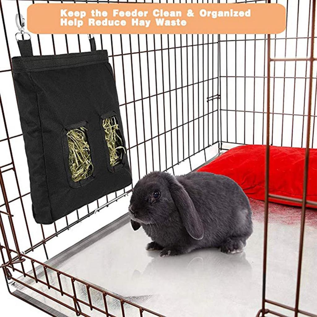 Oxford Cloth Guinea Pig Hay Feeder Bag Feeding Storage for Chinchilla