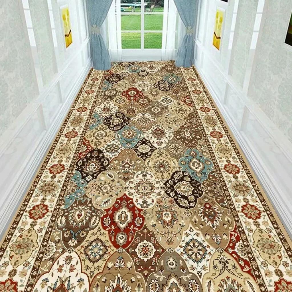 Corridor Hall Runner Aisle Long Carpets for Living Room Decoration Home Washalbe Long Area Rug Entryway Entrance Door Mat Luxury