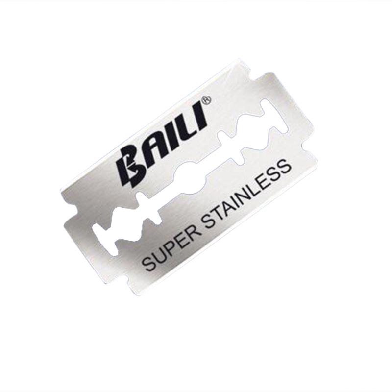 Buy 100 Pcs Stainless Steel Sharp Durable Double Edge Safety Razor ...