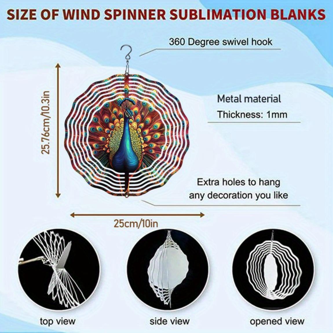 

3D Металлический Флюгер Павлин Яркий Декор для Сада на Открытом Воздухе с Красными Синими Золотыми Перьями Подвесное Украшение на День Благодарения Рождество