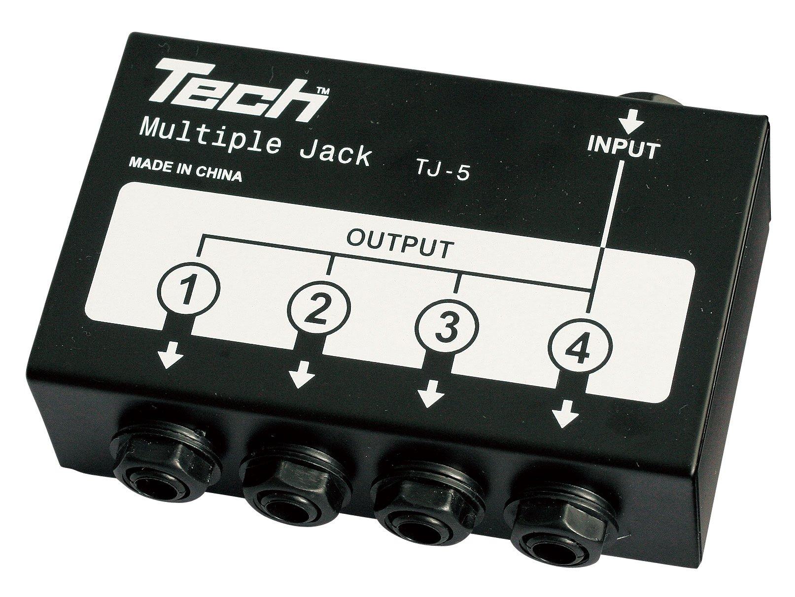 

Kikutani TECH multiple jack 1 out in-4 TJ-5 чорний