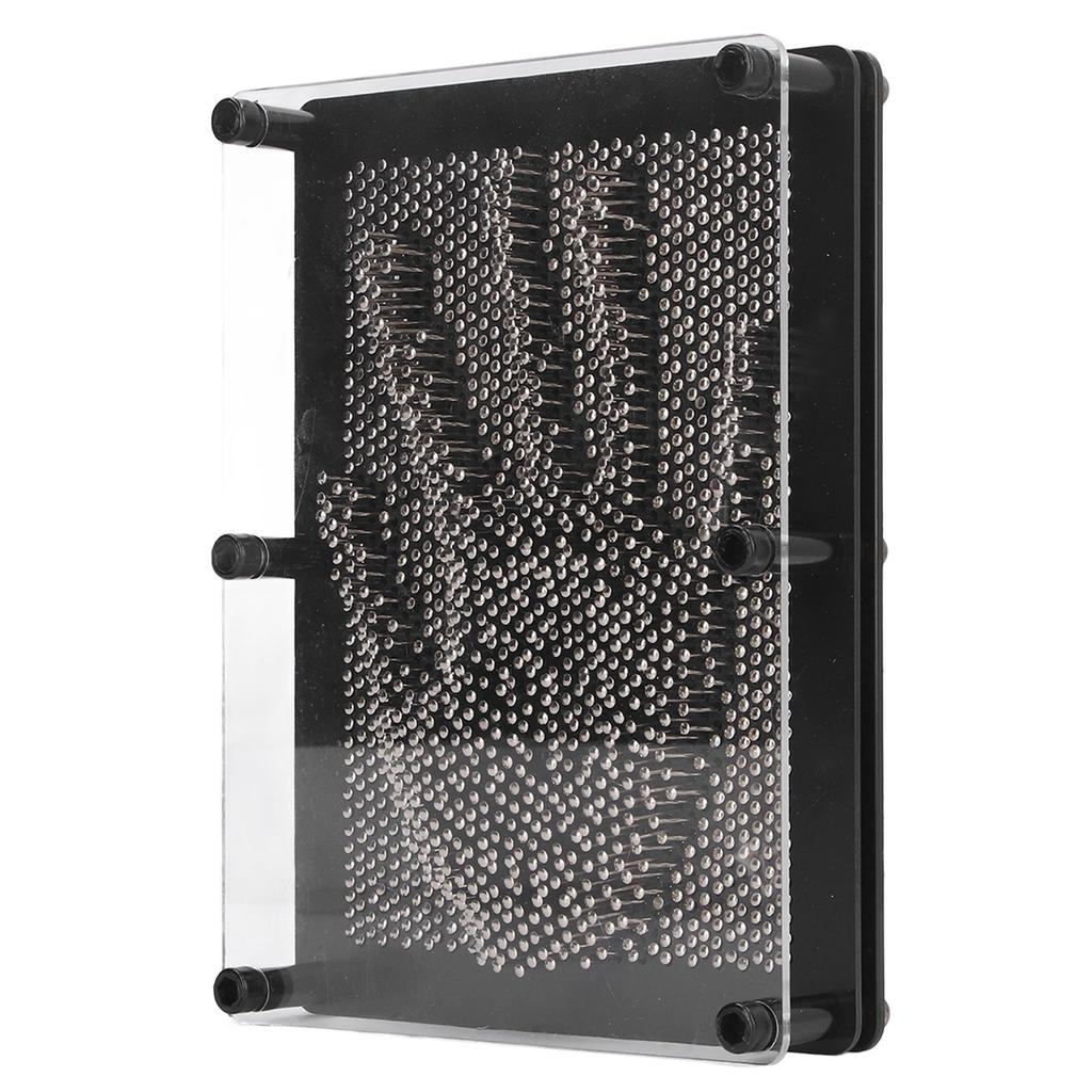 3D Pin Art Board Toy Hand Sensory Silver Large Size 3D Pin Sculpture Board for Children Adults