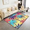 Hawaiian Beach Palm Tree Carpet Ocean Beach Area Rug Tropical Sea Sunset Floor Mat Living Room Home Indoor Mat Bathroom Doormat