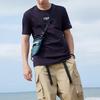 Fila Letter Logo Pullover Short Sleeve T-Shirt Men Tops Legendary-Blue F51M328198FNV