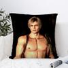 Muscle L-Leon Kennedys Pillow Case Plush Fabric Soft Pillowcase Double Sided Print Sofa Cushion Cover Throw Pillow Cover