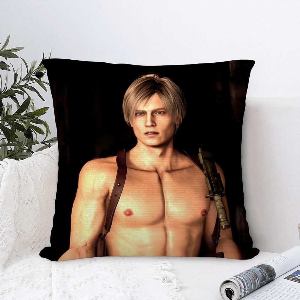 

Muscle L-Leon Kennedys Pillow Case Plush Fabric Soft Pillowcase Double Sided Print Sofa Cushion Cover Throw Pillow Cover 16x16Inch