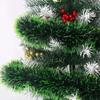 2/60M Christmas Tinsel Ribbons Green Cane Ribbon Garland Xmas Tree Hanging Pendent Ribbon Wreath Ornaments Party Home Decoration