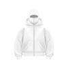 Warmer Unisex Balaclava Hoodie mit Gesichtsmaske Locker Reißverschluss Freizeitjacke für Herbst Winter Outdoor Sport Streetwear