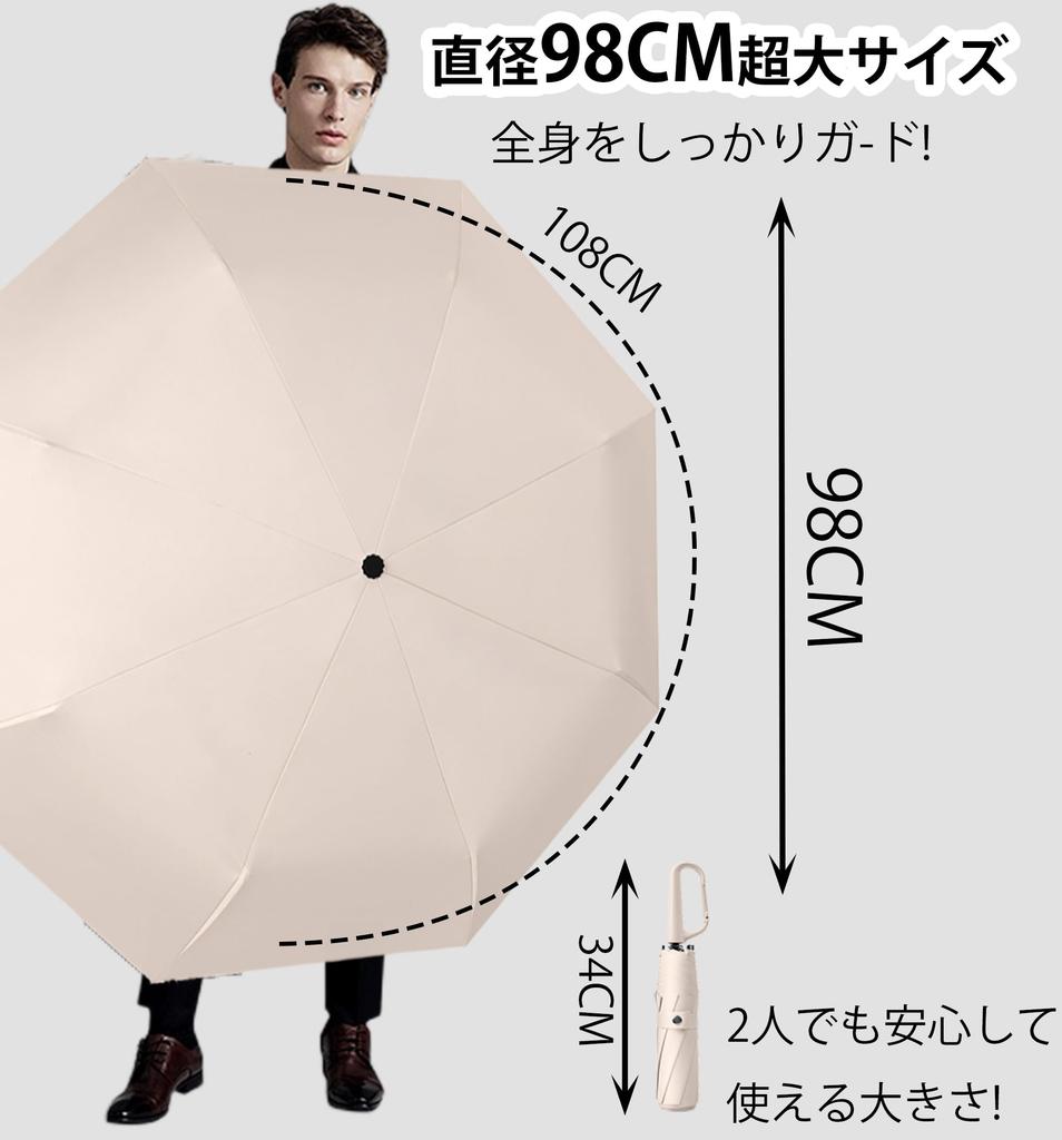 Ring handle folding 8 ribs Umbrella for both sunny and rainy days Lightweight Rainy season water quick durable Teflon coating UV light heat blocking