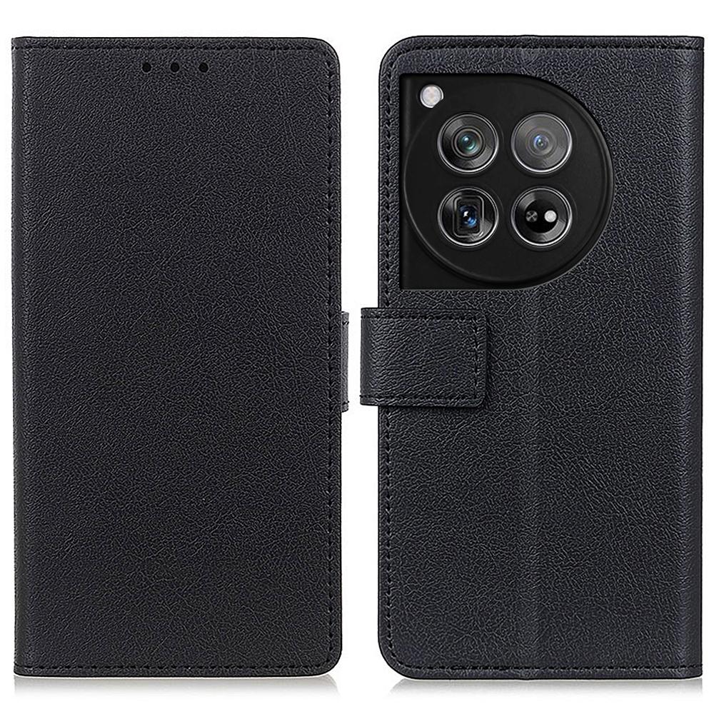For OnePlus 12 5G PU Leather Case Phone Cover Stand Wallet