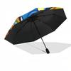 1pc Sonic the Hedgehog Automatic Folding Umbrella - Portable 3-Fold Design, 8-Bone Iron Frame Outdoor Umbrella, Ideal Gift for Fans, Travelers, Everyd