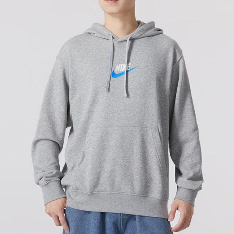 Nike Club Pullover Hoodie 'Light Grey' Men's FB7789-063