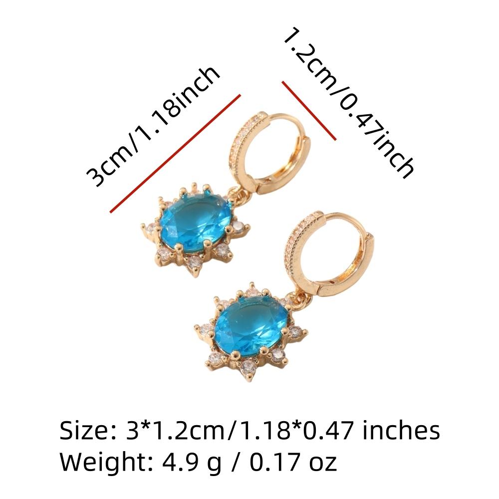 Stylowe kolczyki wiszące z cyrkoniami dla kobiet 2025 nowa moda złote kolczyki wiszące wyrazista biżuteria imprezowa akcesoria