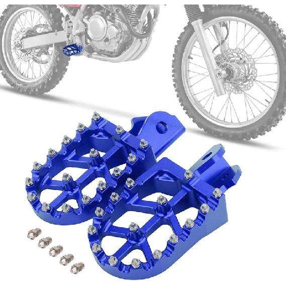 Dirt Bike Foot Pegs,Motorcycle Footpegs Wider Foot Rest Pedal CNC for CRF250F 19-23 XR150L 15-23 HAWK 250 CRF150F CRF230F 03-19 Red