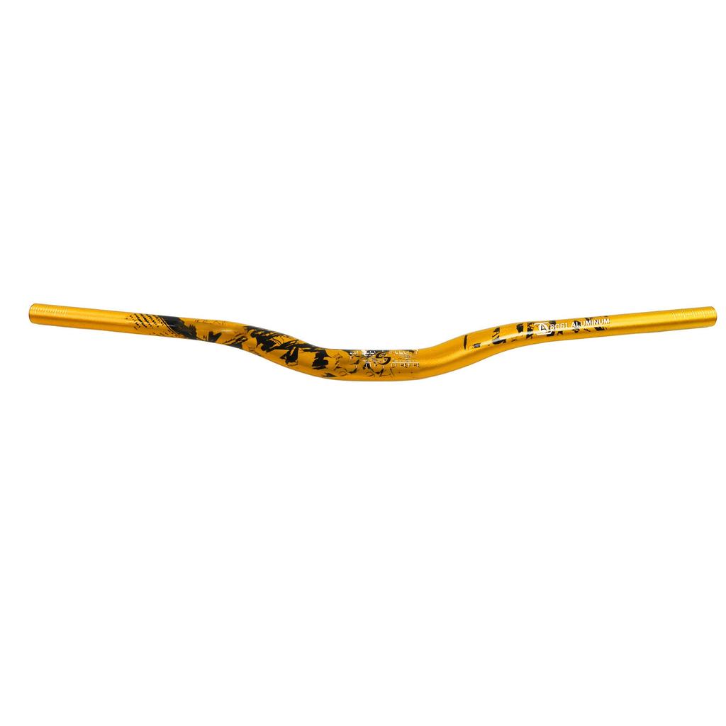 Guidão de Bicicleta Guidão Riser Bar Extra Longo Liga de Alumínio 31.8x720mm Para Ciclismo Amarelo
