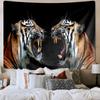Colorful Tiger Portrait Tapestry Room Decoration Wall Hanging for Living Room Bedroom, dormitory, Birthday and Christmas gifts