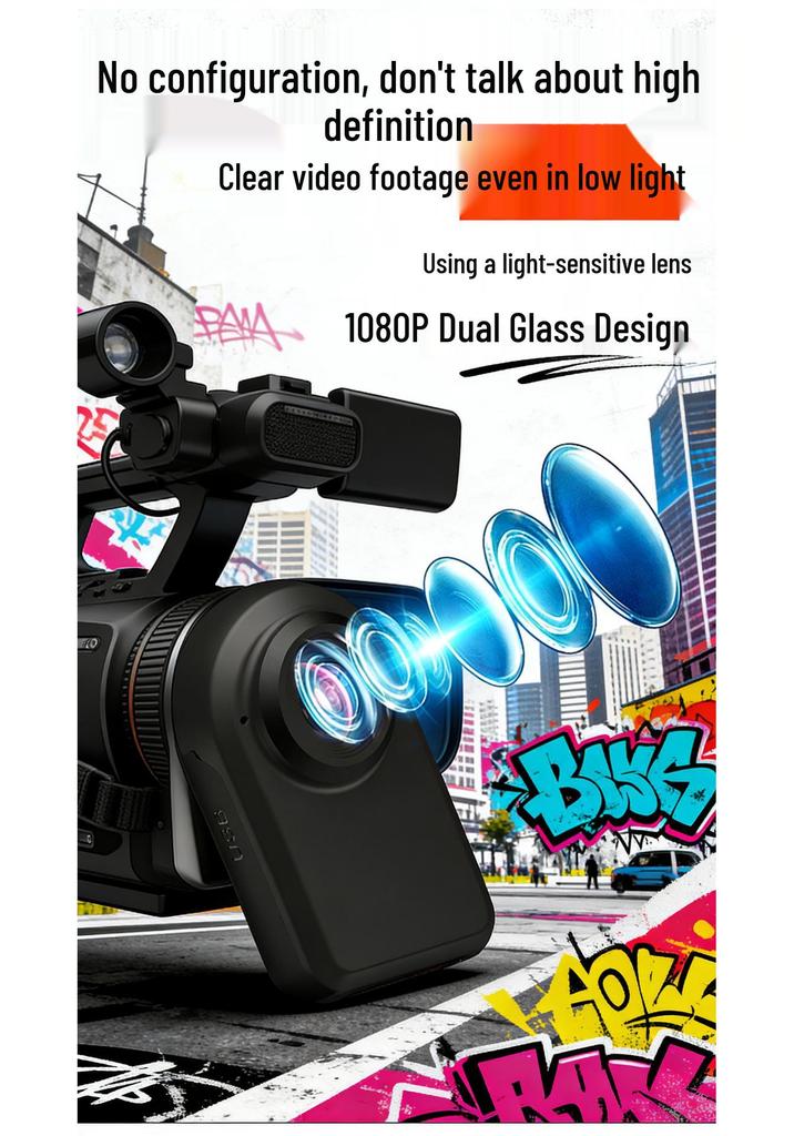 VLOG Chest-Mounted Thumb Camera for Cycling and Life Recording