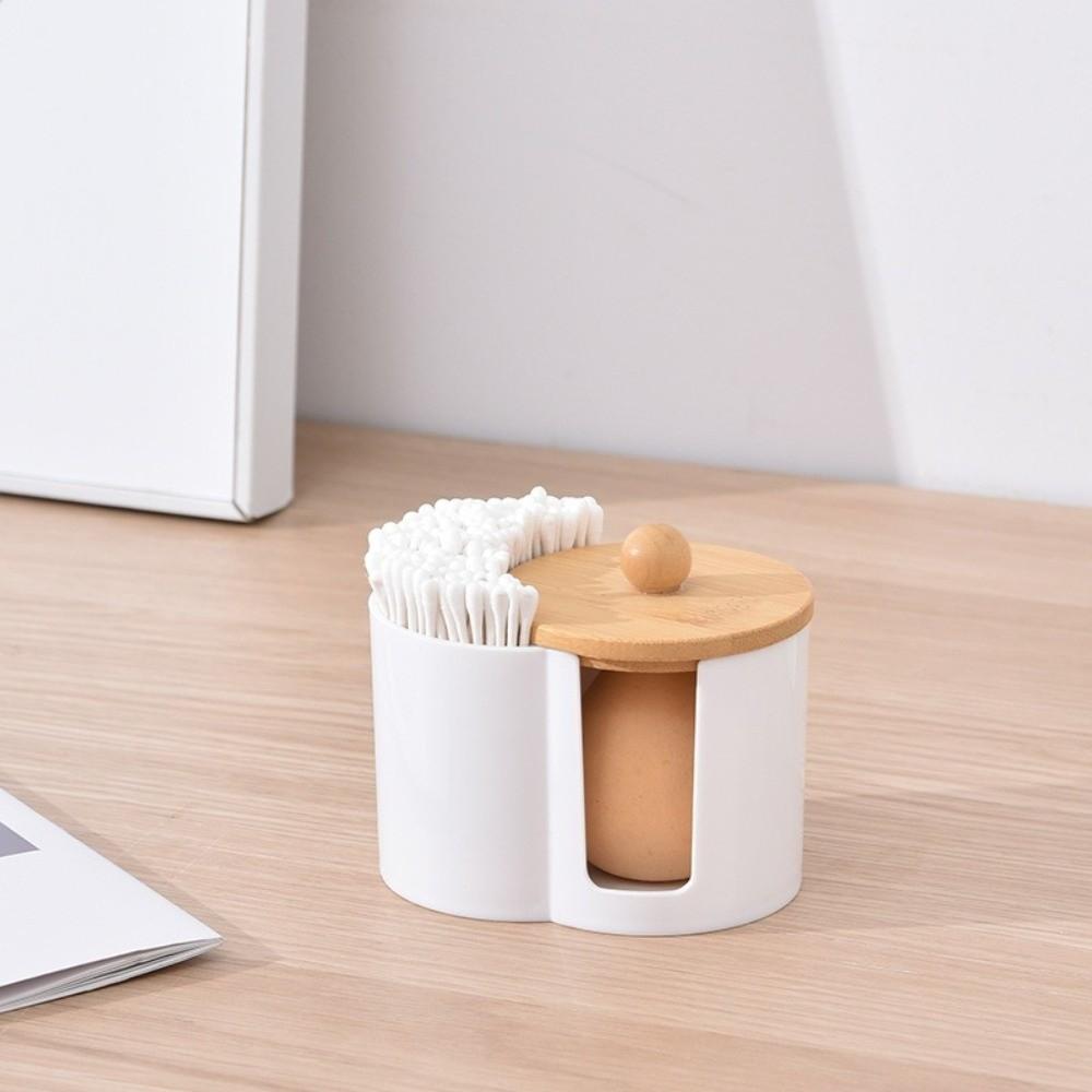 Clear Cotton Balls Organizer Transparent Storage Container New Cotton Swab Box