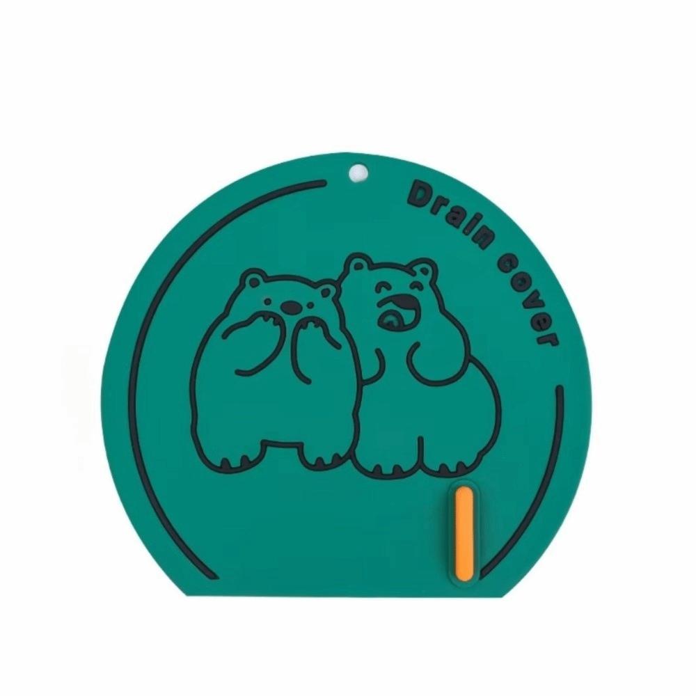 Anti-skid Deodorant Cover Anti Odor Bathroom Sink Covers Reusable Kitchen Drain Covers  Kitchen