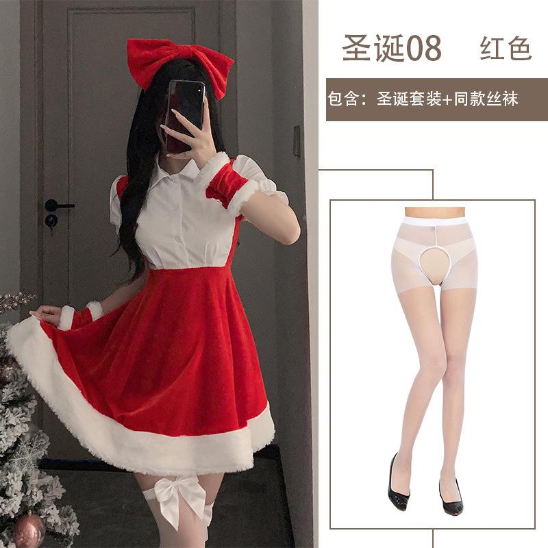 Sexy Underwear Uniform Plush Christmas Day Clothing Sexy Clothes Pure Desire New Date Robe