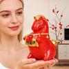 2026 Chinese New Year Resin Horse Figurine Miniature Horse Mascot Exquisite Rotatable Zodiac Horse Ornaments Home Office Decor