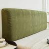 Jacquard Velvet Elastic Bedhead Cover All-inclusive Bedroom Home Bedside Backrest Protection Headboard Dust Cover