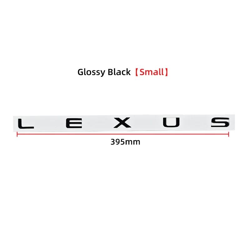 3D ABS Car Letters Rear Trunk Lexus Logo Emblem Stickers Badge For Lexus F SPORT GX460 Ct200h IS250 ES 220D IS200 Fsport GS GX