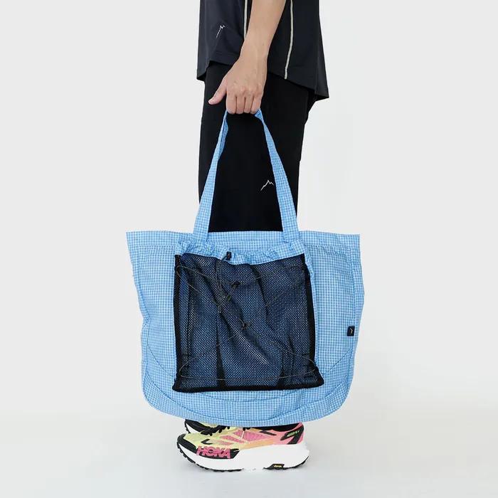 TRAIL TOTE - GRID (Blue)