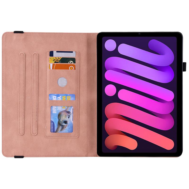 Tablet Case For Ipad Mini 6 Case 2021 Retro Embossing Pu Leather Wallet Cover For Ipad Mini 6 2021 Case Coque Funda 8.3 Inch