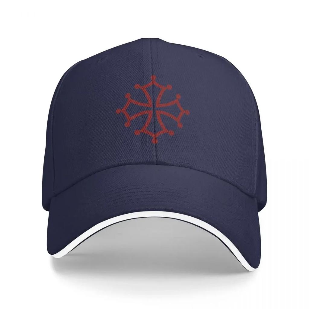 Cathar Cross, Occitan Cross Baseball Cap Rave Beach Bag Wild Ball Hat Hats For Women Men's