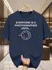 Everyone Is A Photographer Until Camera Dial Funny Tshirt Unisex Unisex Minimal Cotton Short Sleeve Daily Casual Street Tops