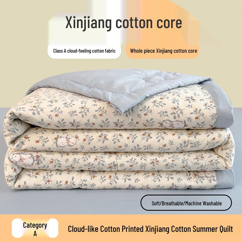 All-Season Machine Washable Children's Summer Quilt - Suitable for Air Conditioning and Home Use
