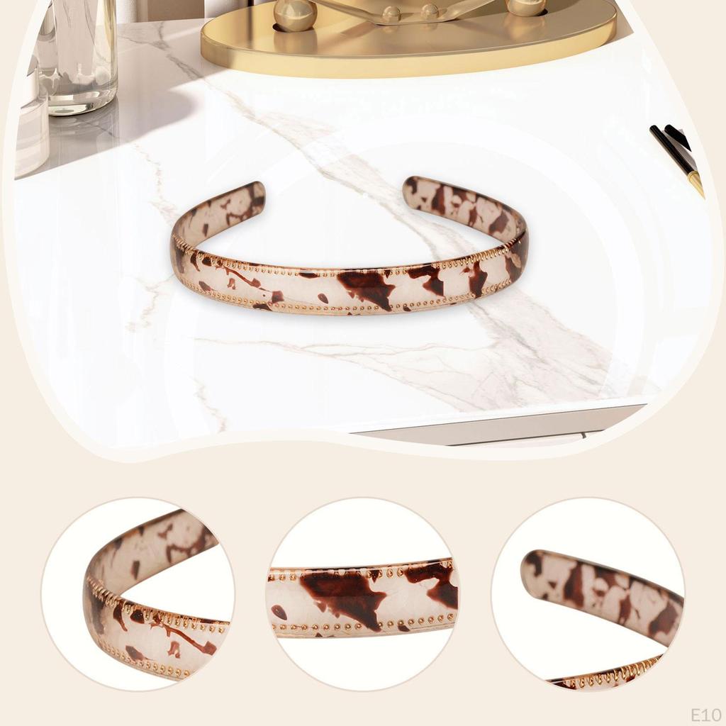 Einfaches Stirnband 16 mm breit Schlichte Mode Rutschfest Gezahnt Damen Haaraccessoires