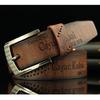 Pin Buckle Belt Clothing Accessories Men's Belt Retro Hollow Out Leather Fashion Leisure  Handmade