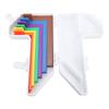7pcs Paper Crafting Alignment Guide Scrapbook Alignment Tool Set with Storage Box