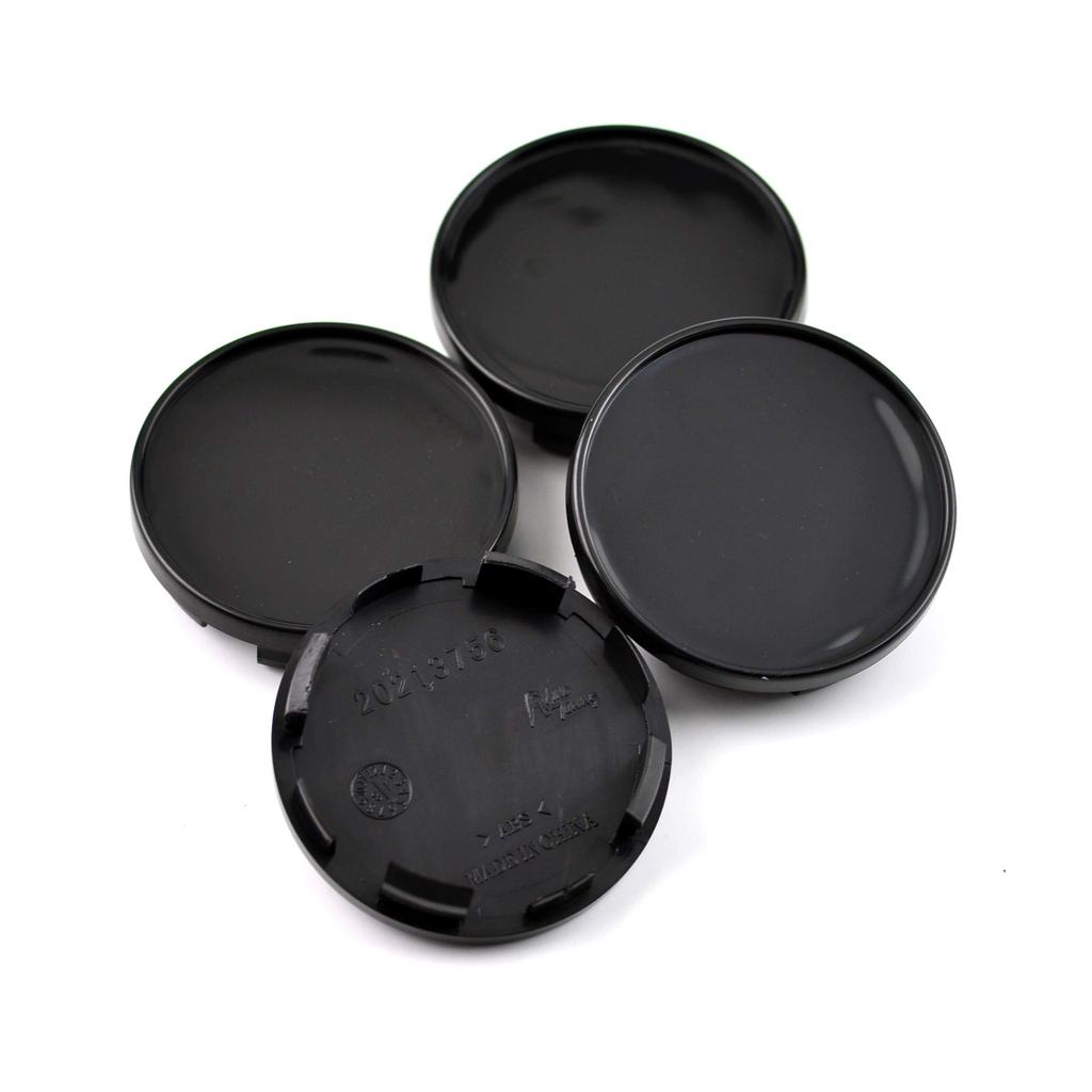 4pcs Outer Diameter 54mm Inner Diameter 51mm Black ABS Car Wheel Center Hub Cap