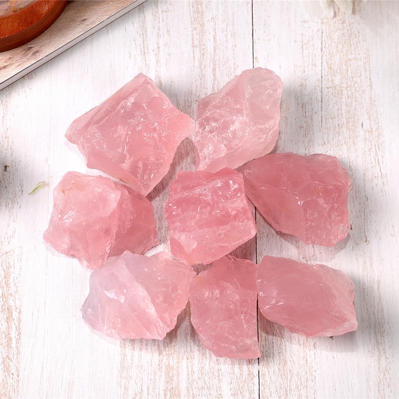 Rose Quartz Aromatherapy Diffuser: Natural Crystal Stone for Home Décor, Aquariums, Flower Pots, and DIY Landscaping.