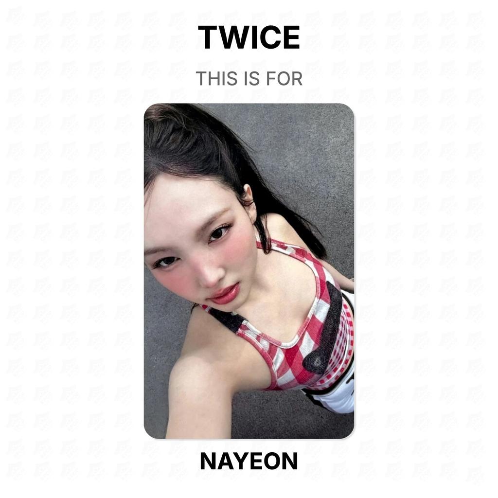 Twice THIS IS FOR Official Photocard