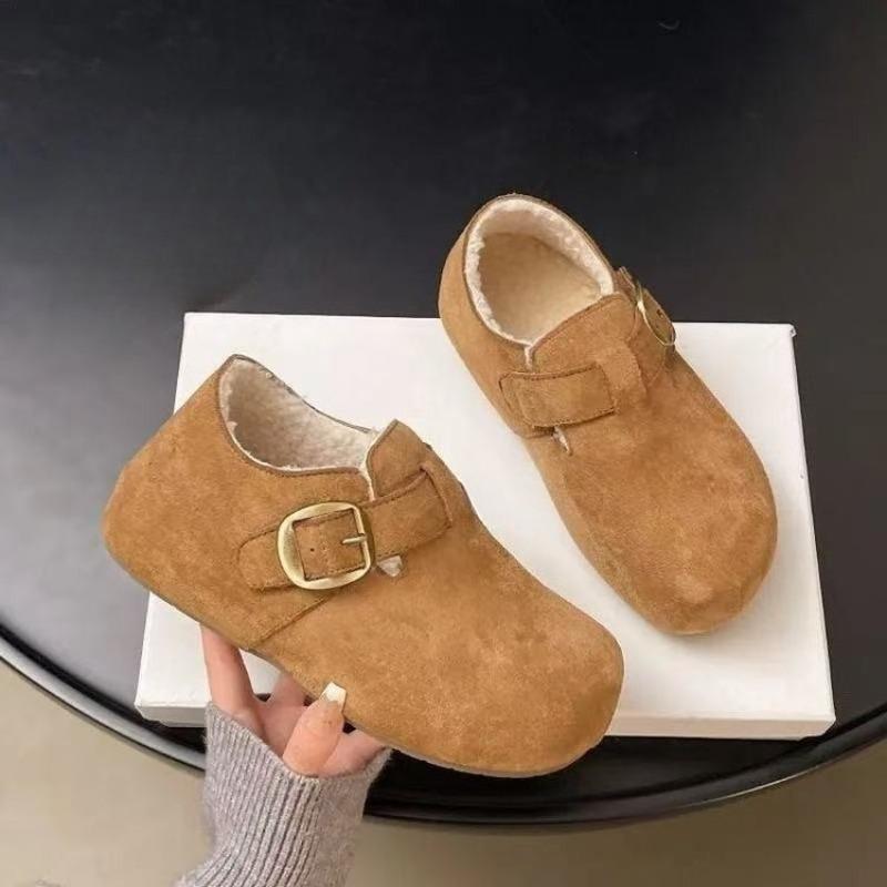 For The Lazy Women In Autumn and Winter, A Pair of Soft-soled Shoes with A Retro Fleece Full Bag Is Recommended