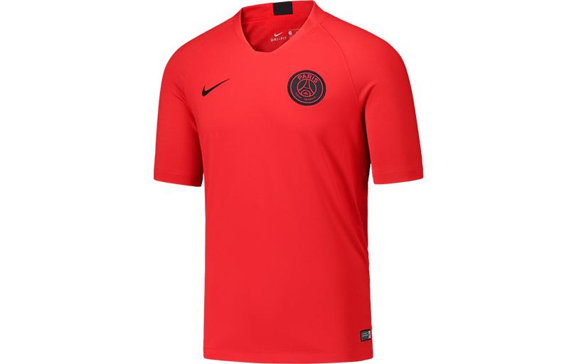

Nike T Shirts Men s Red V Neck Moderate Straight Fit AO5147-660 S