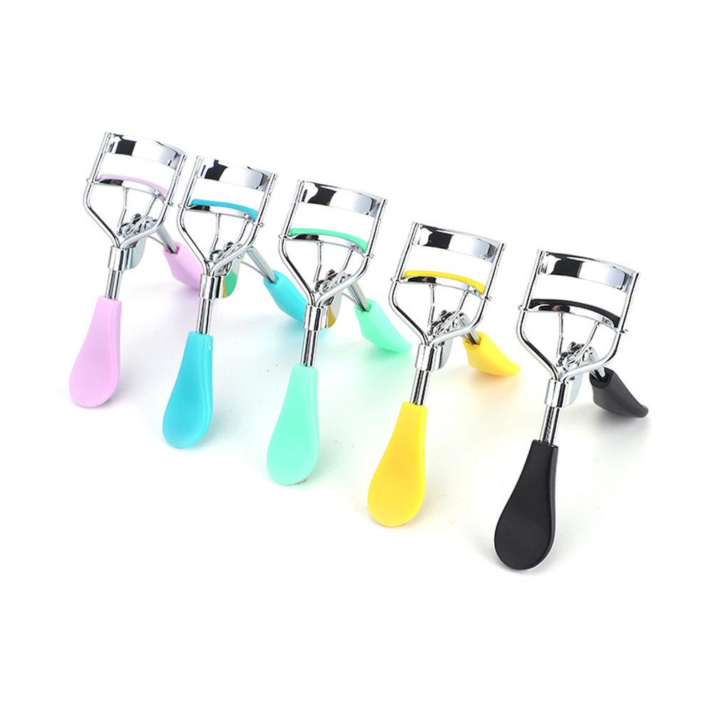 Colorful Korean Wide-Angle Eyelash Curler - Portable Beauty Tool for Women