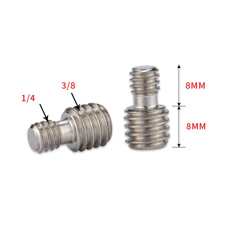 

M6 1/4 или 3/8 Мужской-Мужской Винтовой Адаптер Крепления Для Штатива Камеры