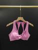 European & American Style Women's Yoga Suit: Stylish Pilates Sports Top with Beautiful Back Design
