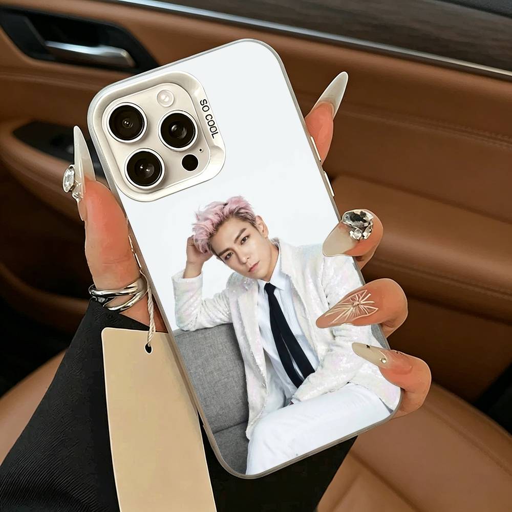 C-Choi S-Seung Hyun T-TOP Phone Case For iPhone 11 12 13 14 15 16Pro Max Plus white silver  Phone Cover