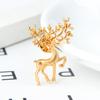 Deer Animal for Women Zinc Zinc Alloy Metal Brooch Garment Accessories Fashion Jewelry Lapel Pin