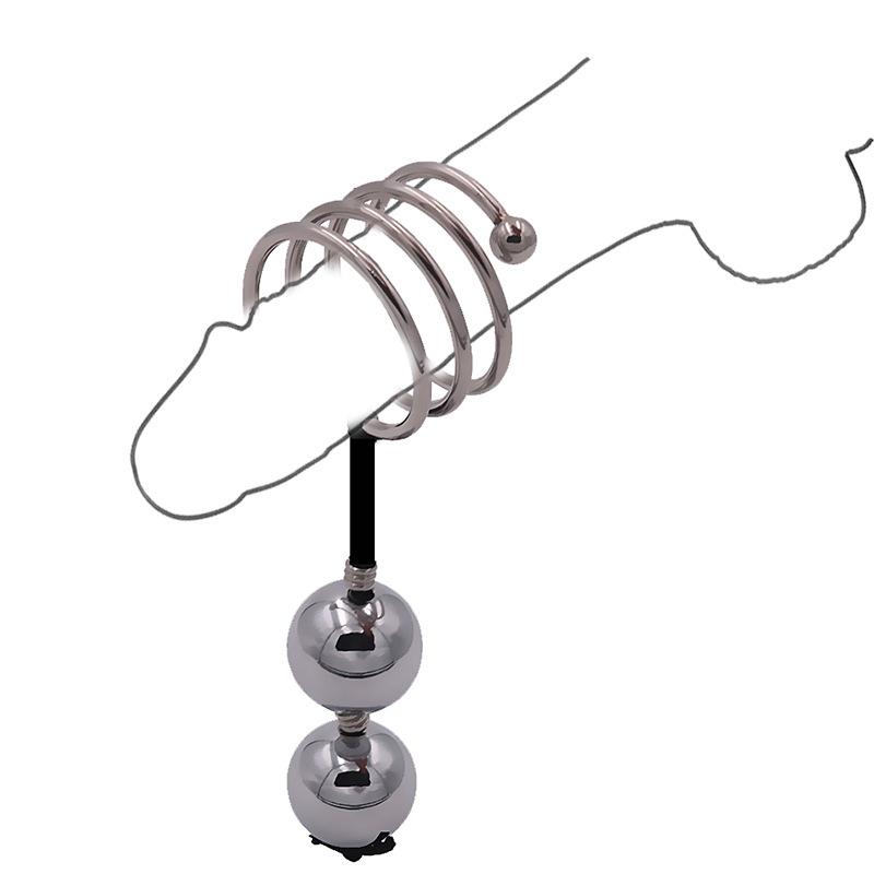 Penis Pendant Weight Bearing Ball Physical Tensioner Penis Lantern Ring Couple Passion Sex Aid Tool for Men