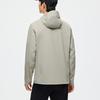 Anta Comfortable Casual Simple Hooded Zipper Lightweight Jacket Men Jacket Light-Gray Green 152520615-2
